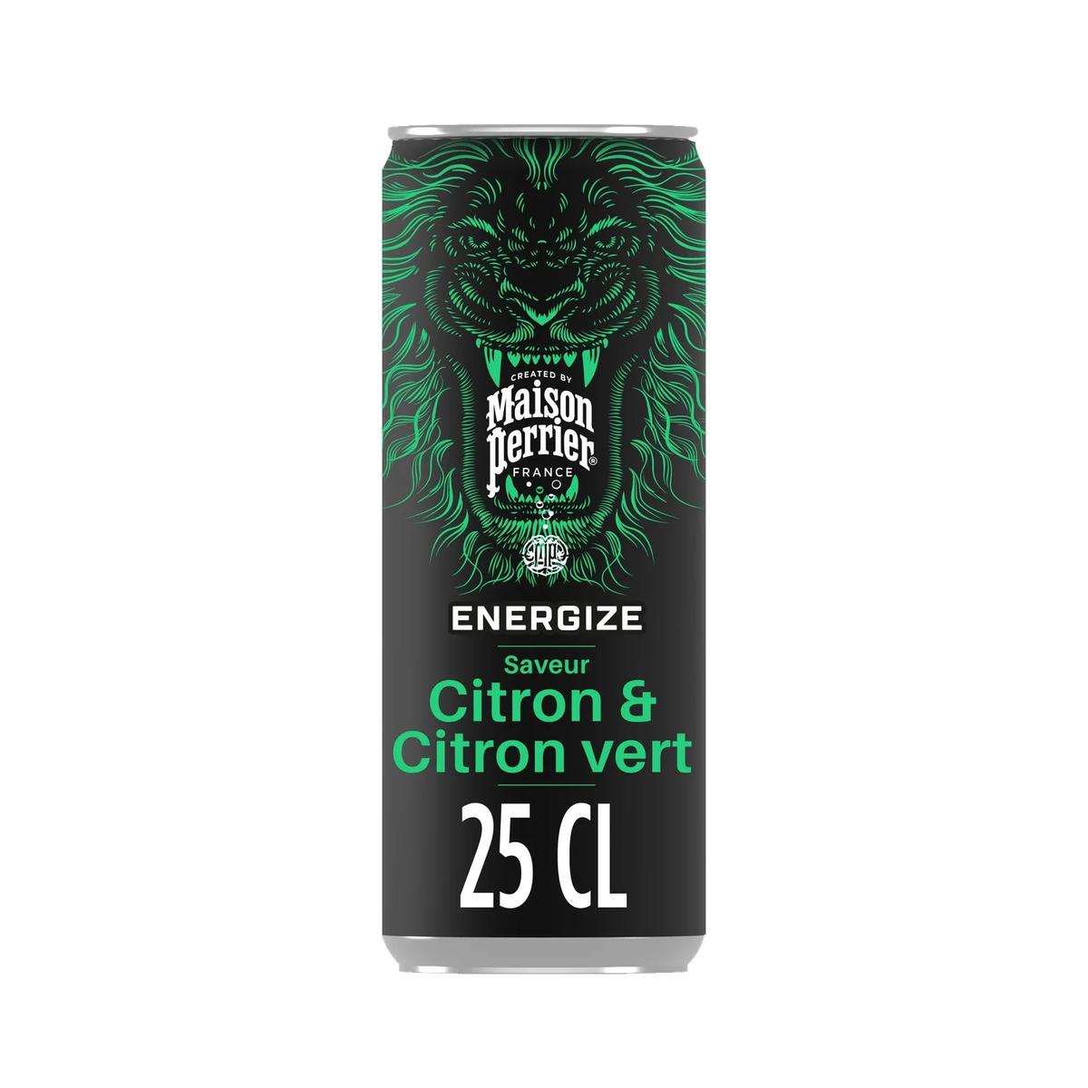 8445291121133 - Maison Perrier - Boisson énergisante saveur citron et citron vert 