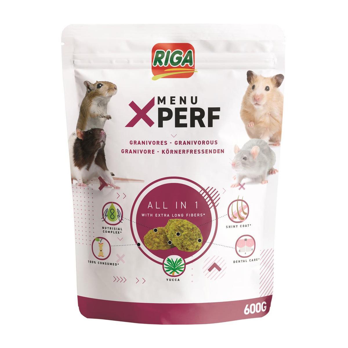 3166780061833 - Riga - Menu XPerf Repas complet tout en 1 pour granivores