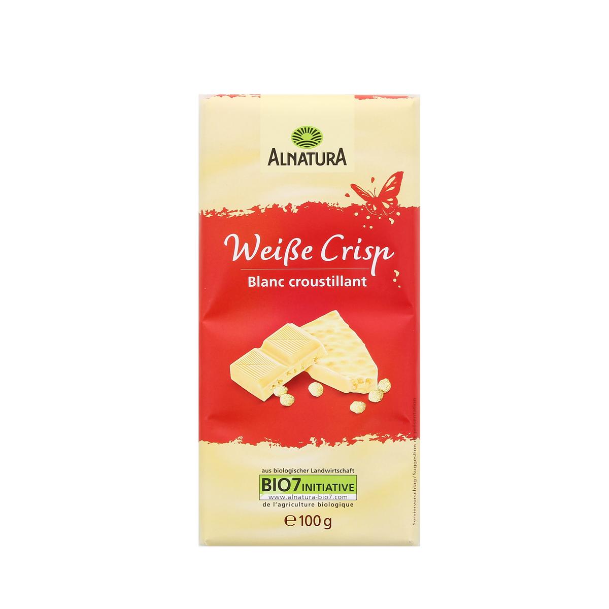 4104420222533 - Alnatura - Chocolat Blanc Croustillant Bio 