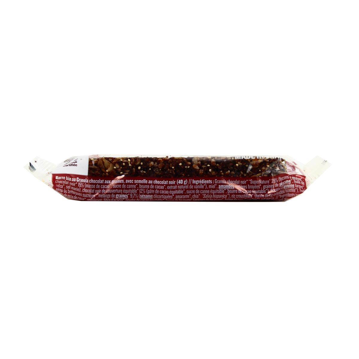 3770007543233 - Super Nature - Barre Chocolat Granola BIO