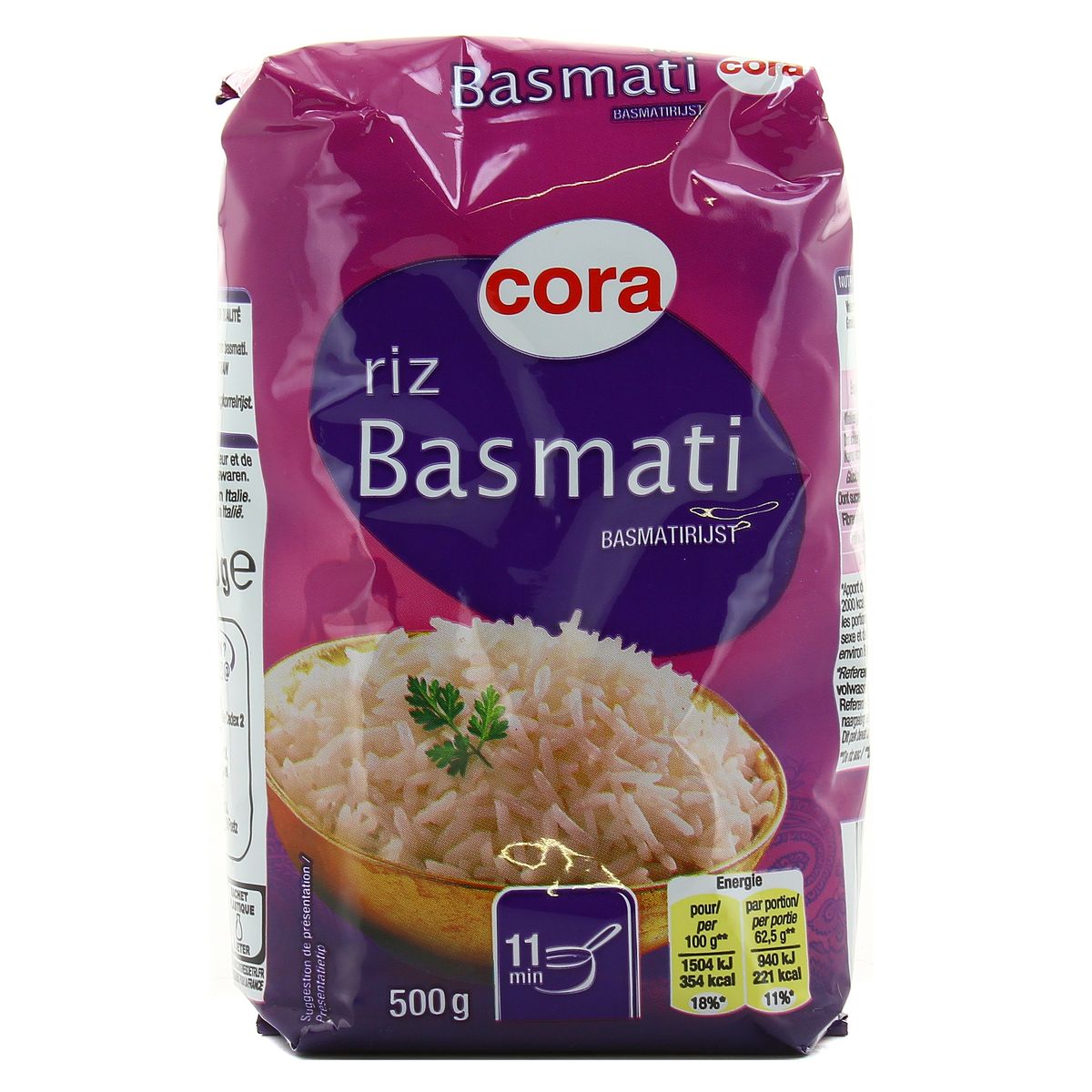 Livraison à domicile Cora Riz basmati, 500g