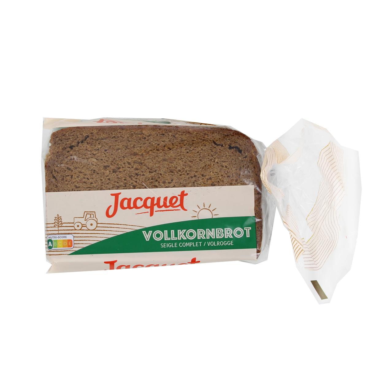 Acheter Jacquet Vollkornbrot Pain au Seigle Complet, 500g, 9 tranches