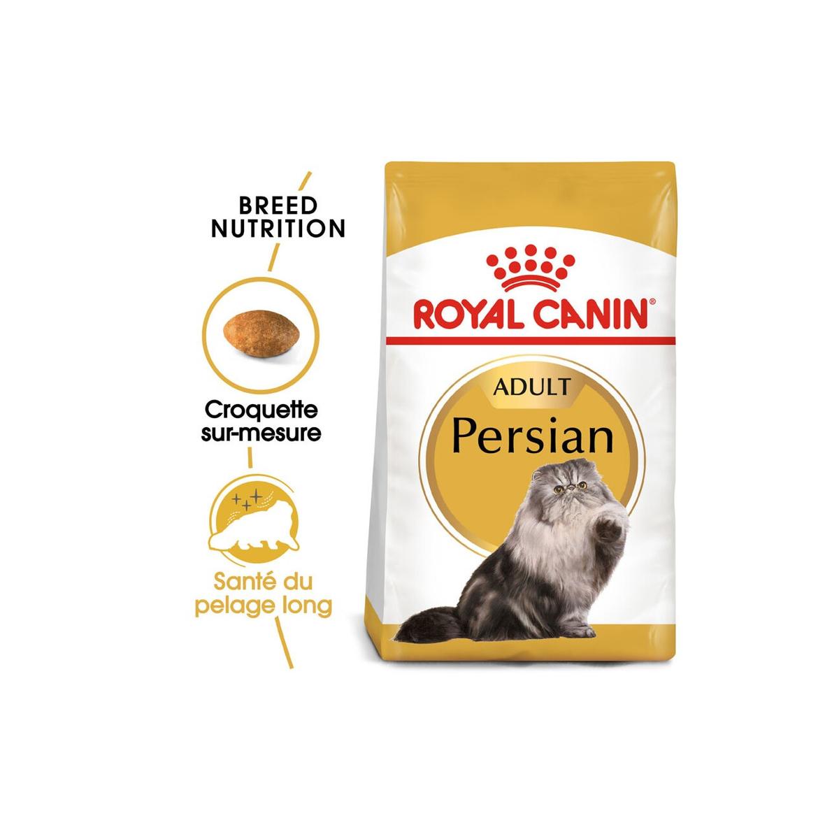 3182550704533 - Royal Canin - Croquettes sur mesure Santé du Pelage Long pour Chat Persan Adulte
