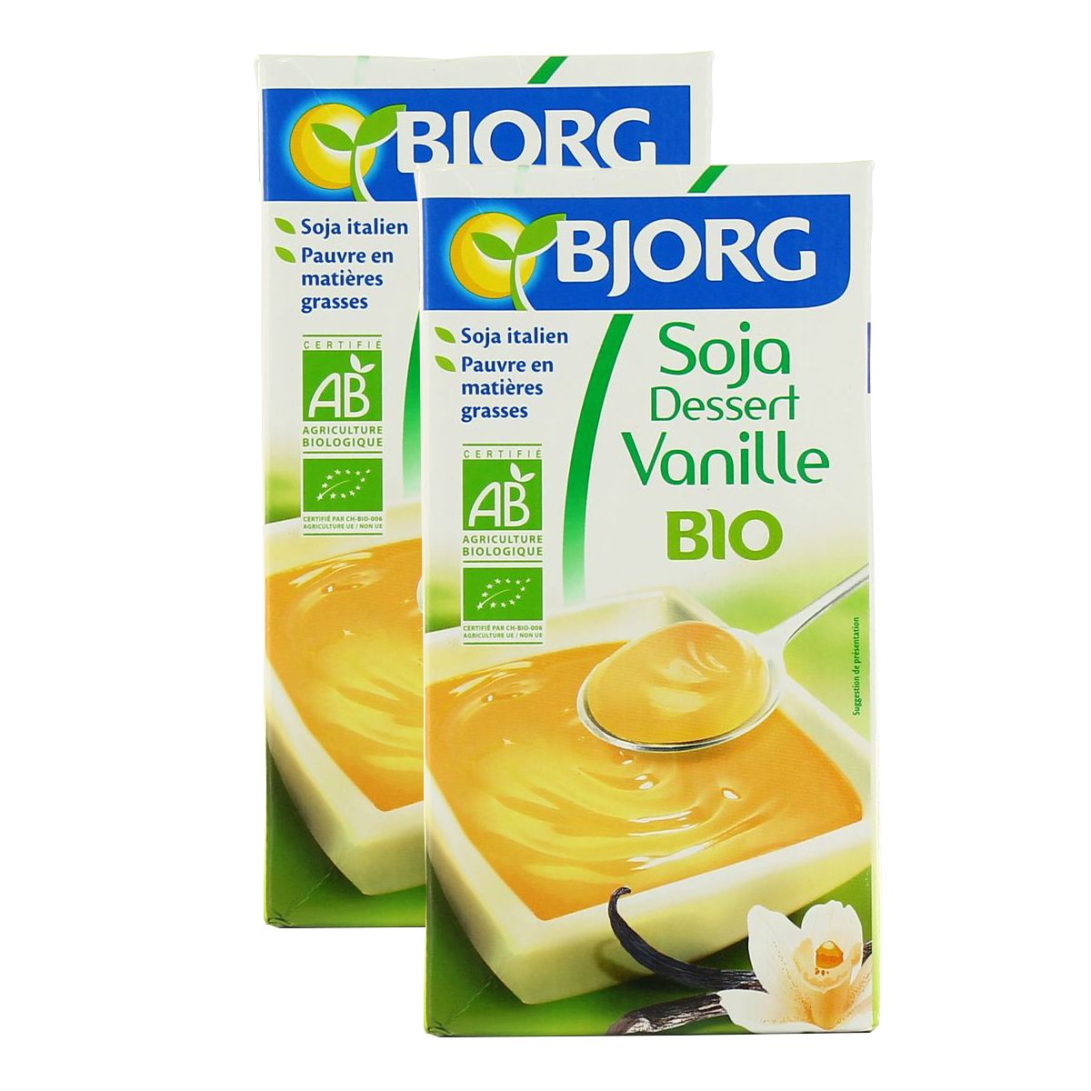 Promotion Bjorg Soja Creme Dessert A La Vanille Bio Lot De 2x525g