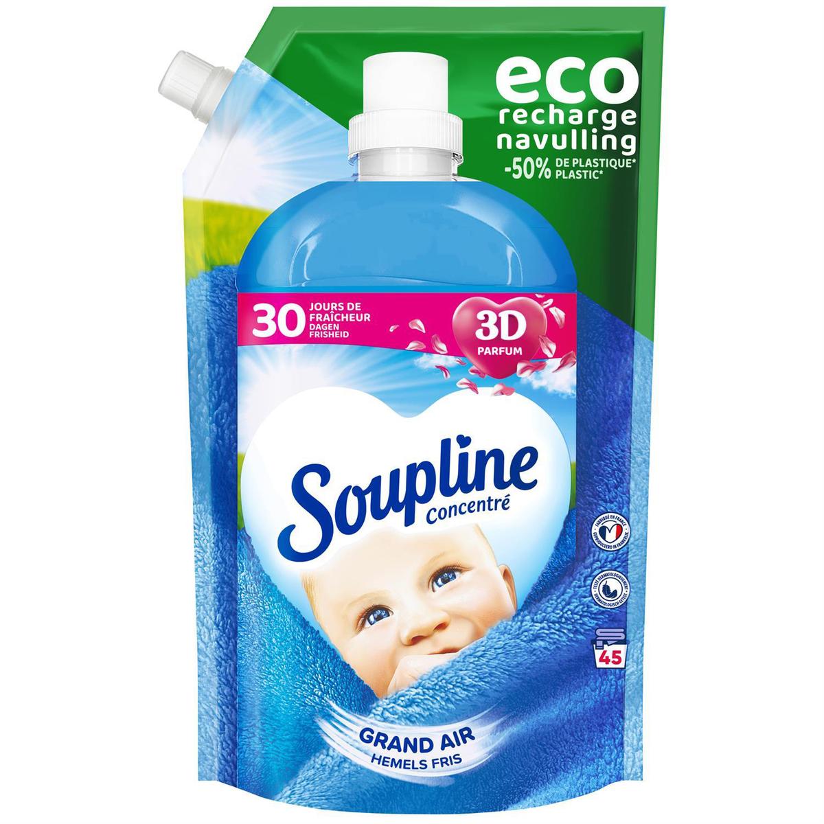 8718951635333 - Soupline - Recharge Adoucissant Grand Air 45 lavages