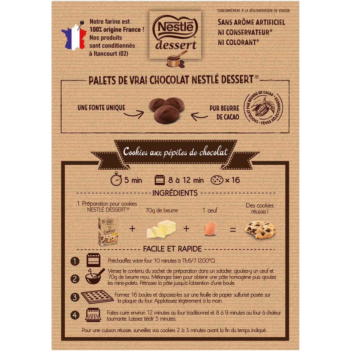 7613034065933 - Nestlé Dessert - Cookies aux pépites de chocolats