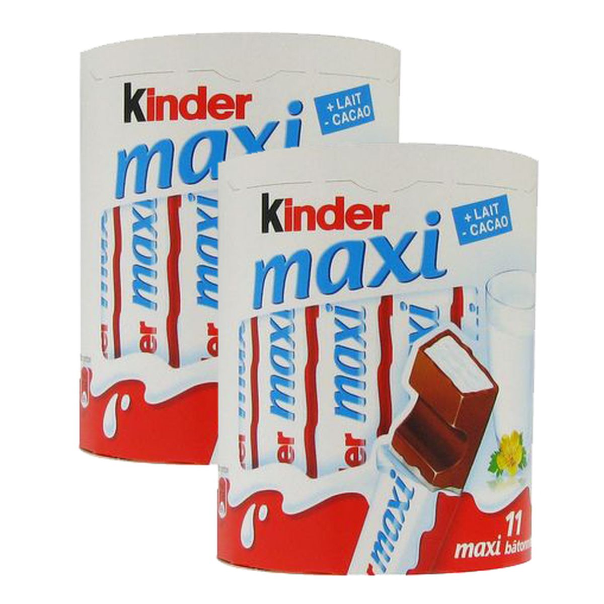 Livraison à domicile Promotion Kinder Maxi, Lot de 2x11 Bâtonnets