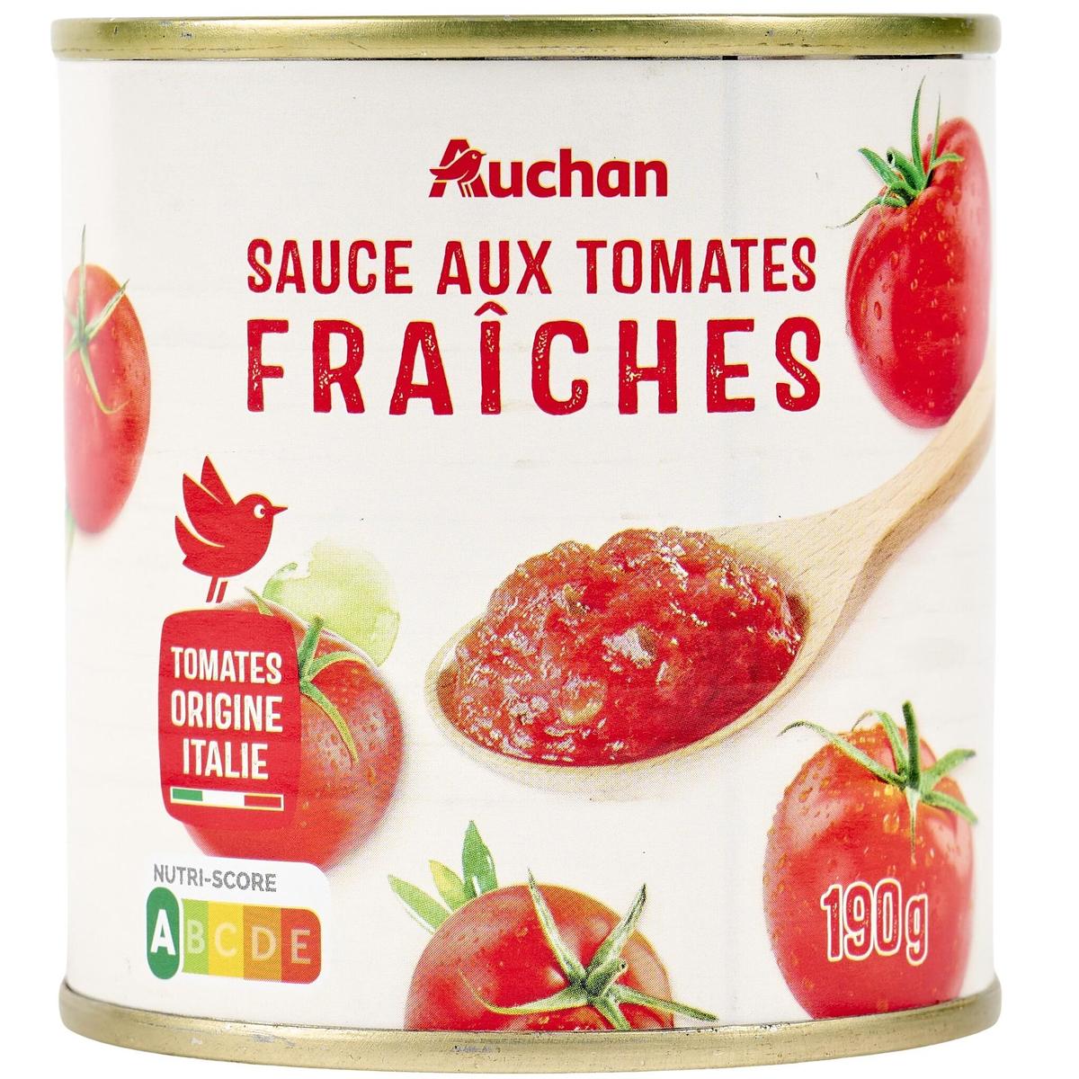 3596710376933 - Auchan - Sauce aux tomates fraîches