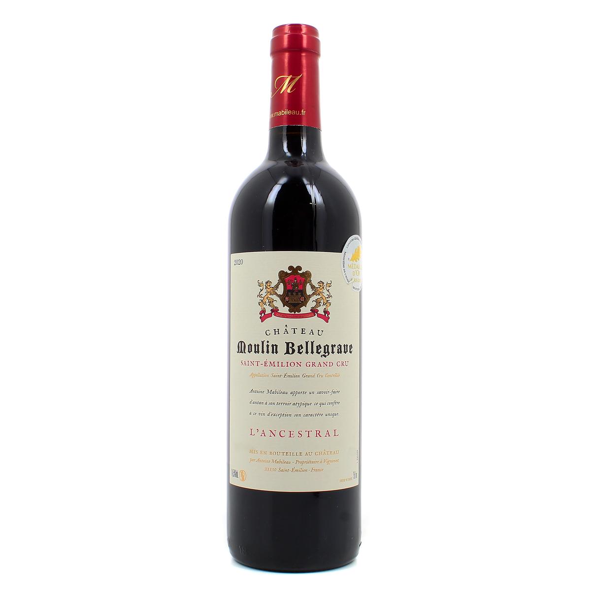 3348008840134 - Saint Emilion Grand Cru AOC - Château Moulin de Bellegrave