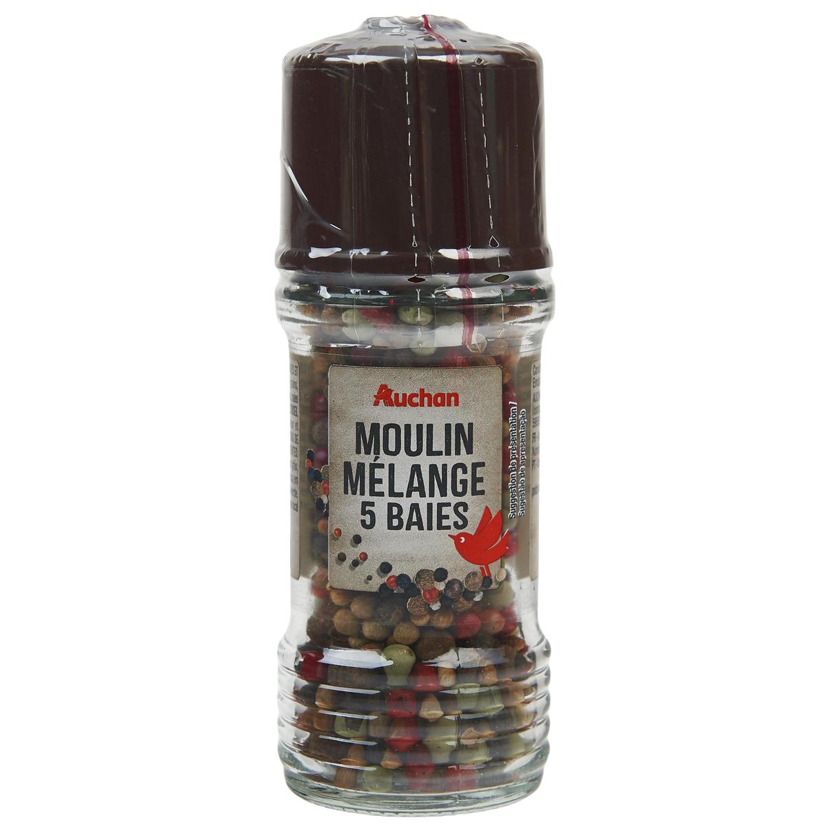 3596710310234 - Auchan - Mélange de 5 baies en moulin