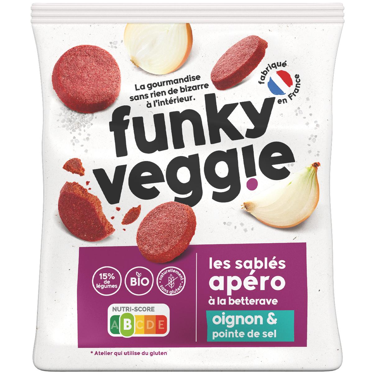 Sablés apéro betterave oignon 90g - Funky Veggie – Allmyketo