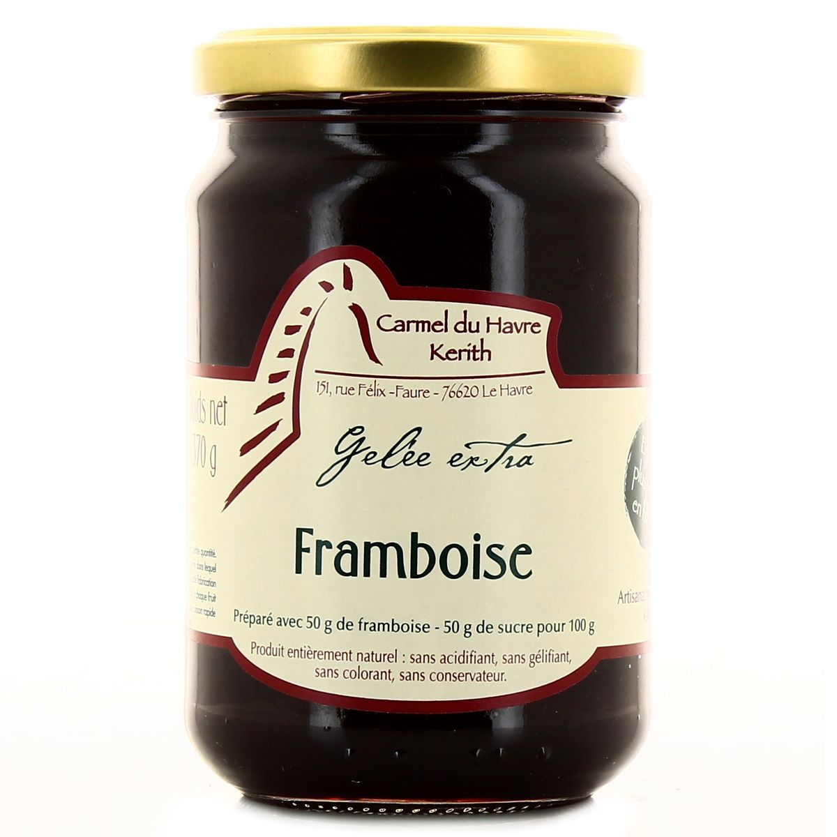 3760183970534 - Carmel Du Havre Kerith - Gelée extra framboise