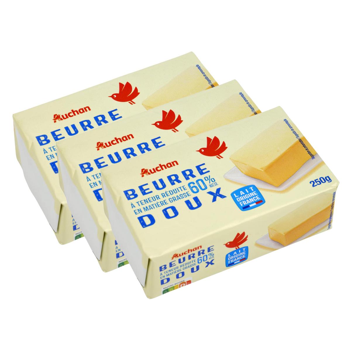 2050000410734 - Auchan - Beurre doux allégé 60%mg