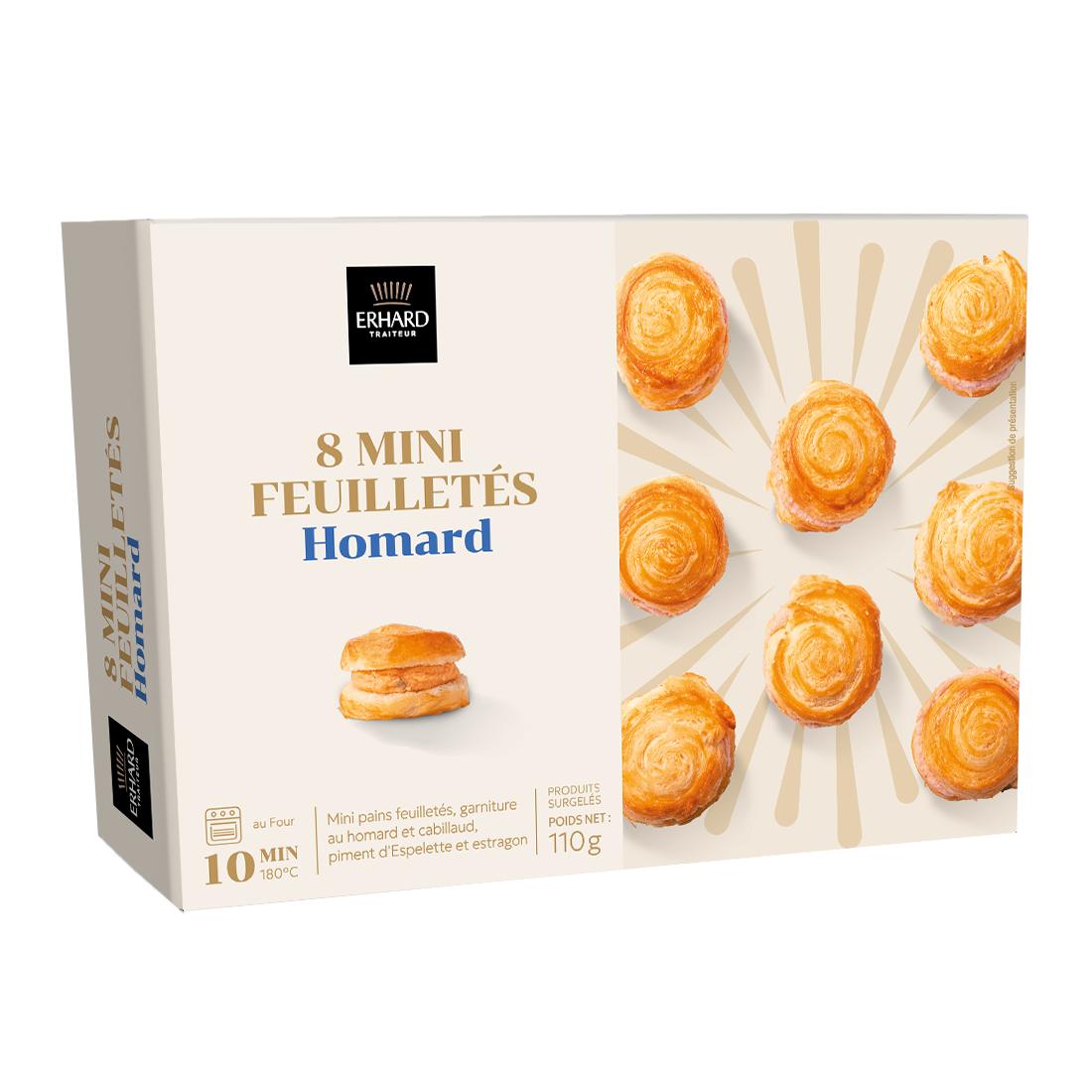 3422828040834 - Bretzel Burgard - Mini feuilletés au homard