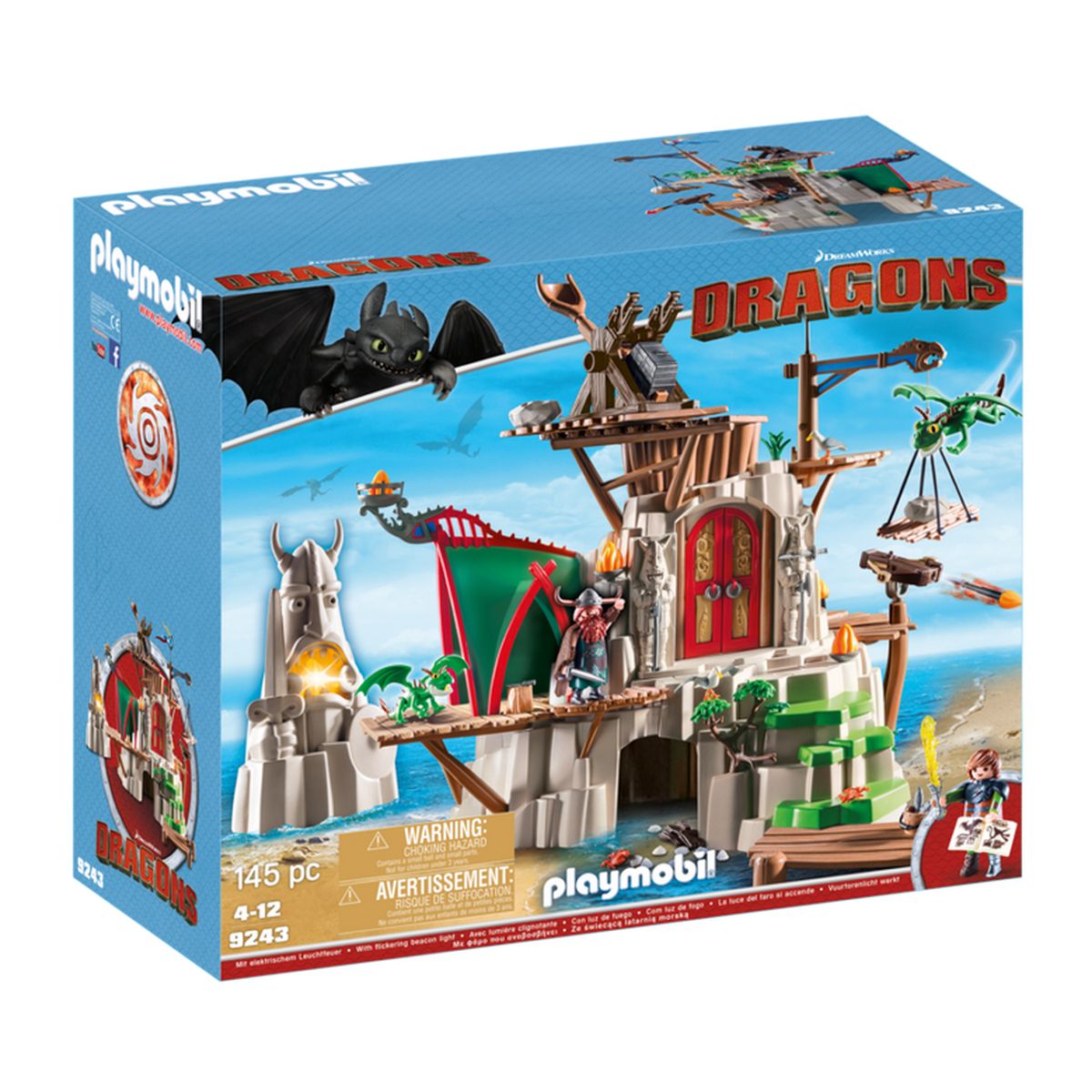 4008789092434 - PLAYMOBIL® Dragons - Campement de l'ile de Beurk