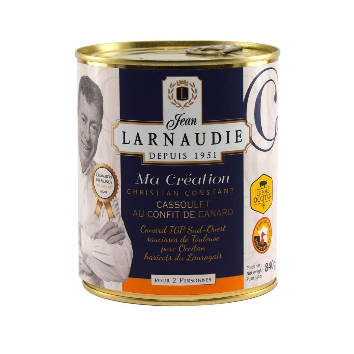 3113010153134 - Jean Larnaudie - Cassoulet au Confit de Canard IGP du Sud Ouest et Saucisses de Toulouse