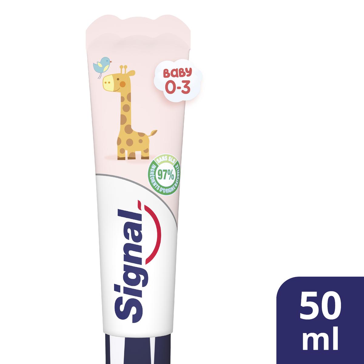 Livraison A Domicile Signal Dentifrice Bebe Gout Fraise 0 3 Ans 50ml