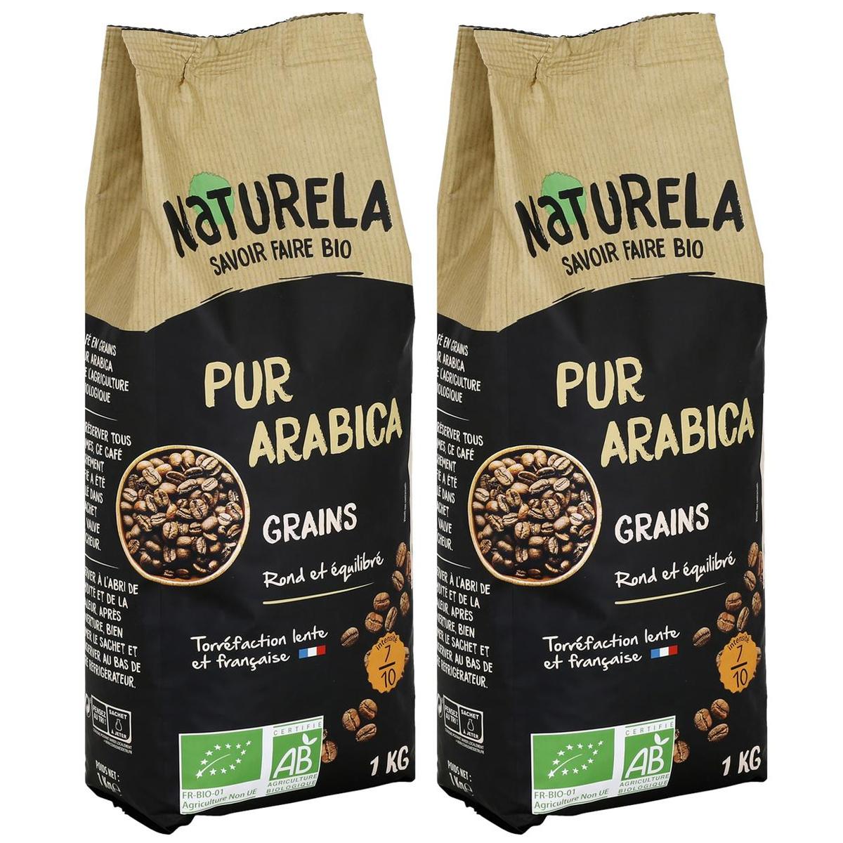 2050000394034 - Naturela - Café en grains Pur Arabica Bio