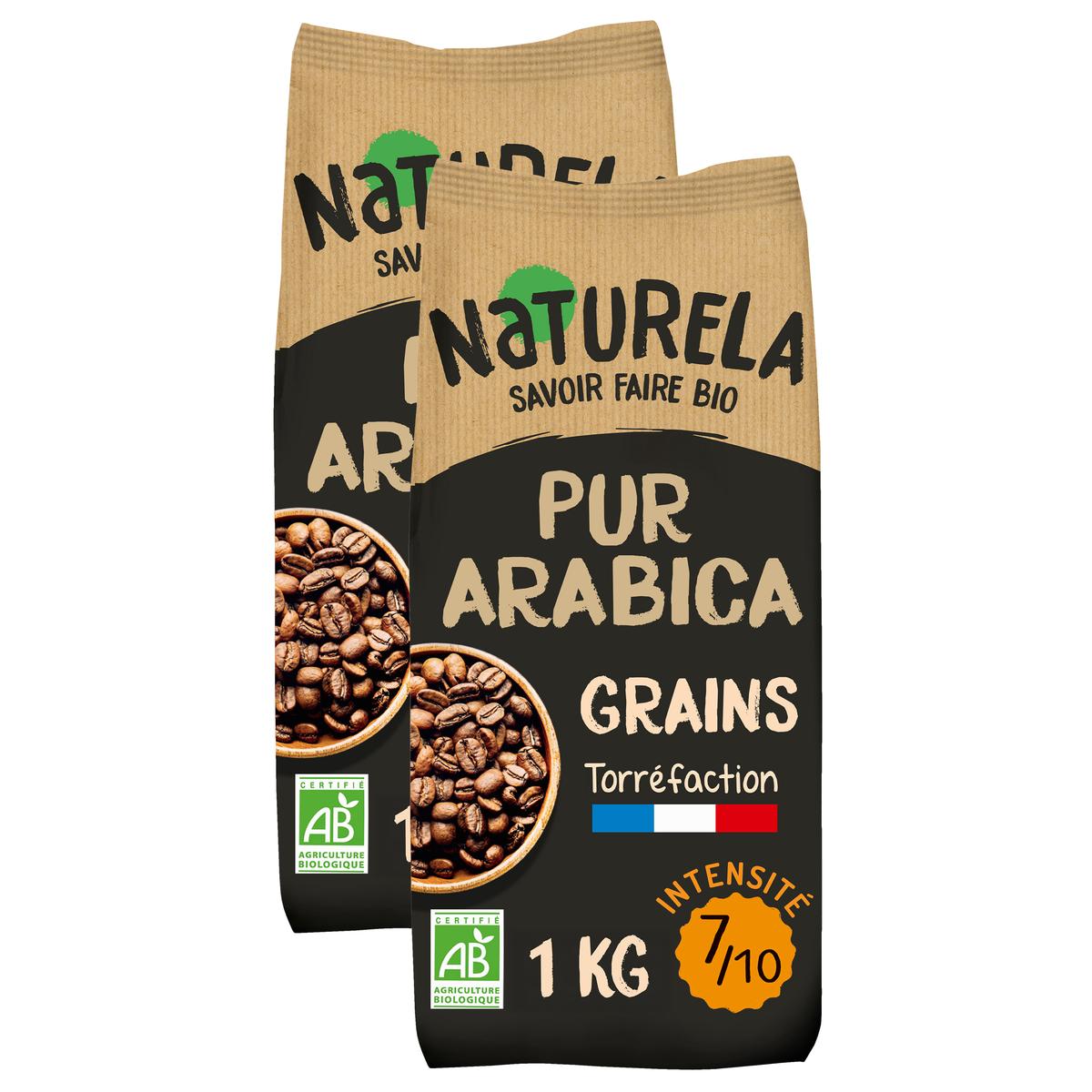 2050000394034 - Naturela - Café en grains Pur Arabica Bio