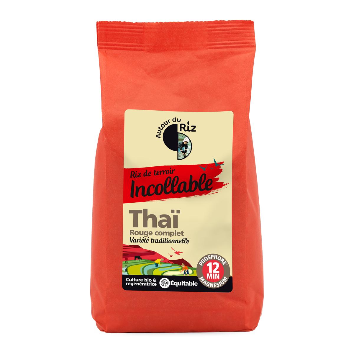3760103144434 - Autour Du Riz - Riz thaï bio rouge cuisson 12 minutes