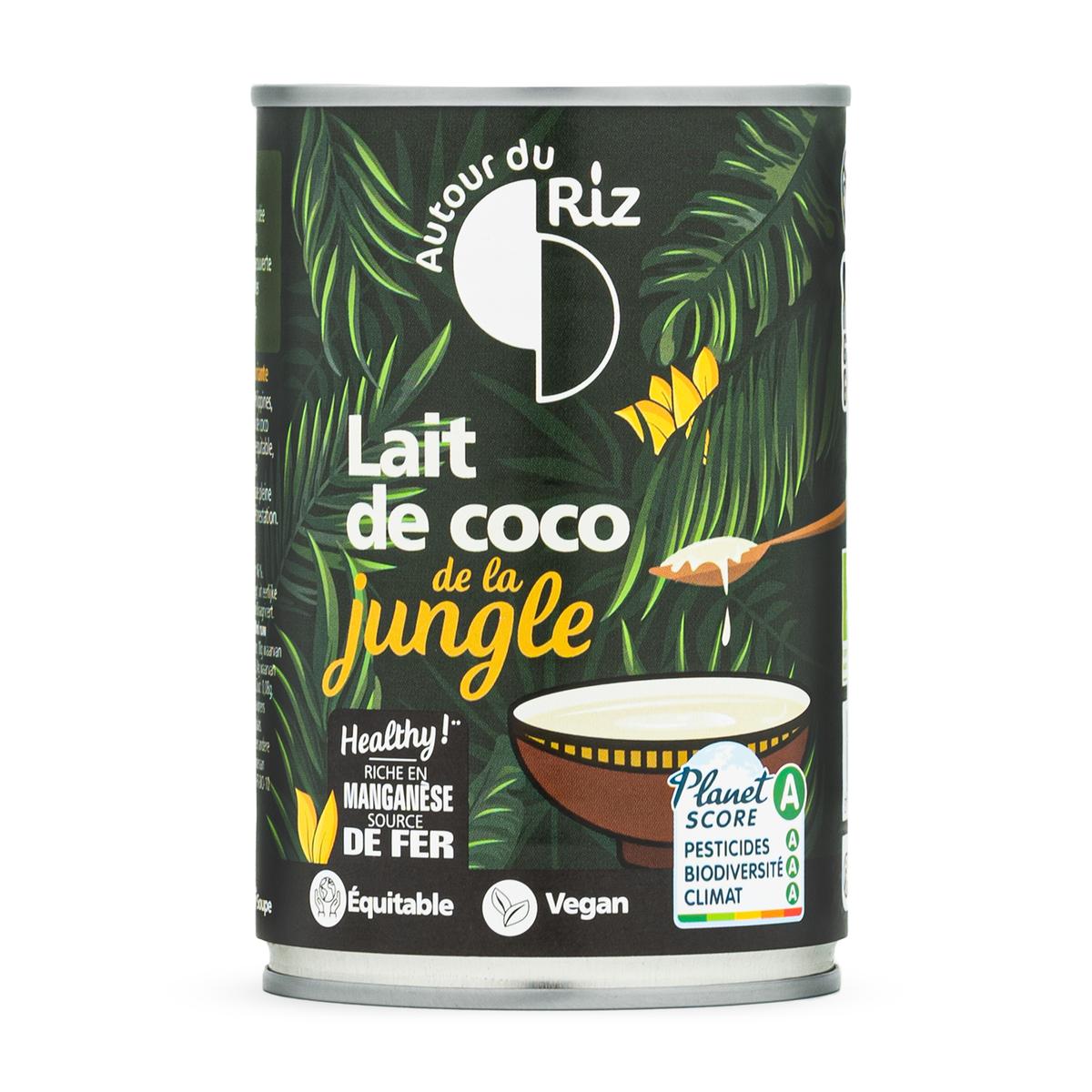 3760275575234 - Autour Du Riz - Lait de coco bio équitable de la jungle