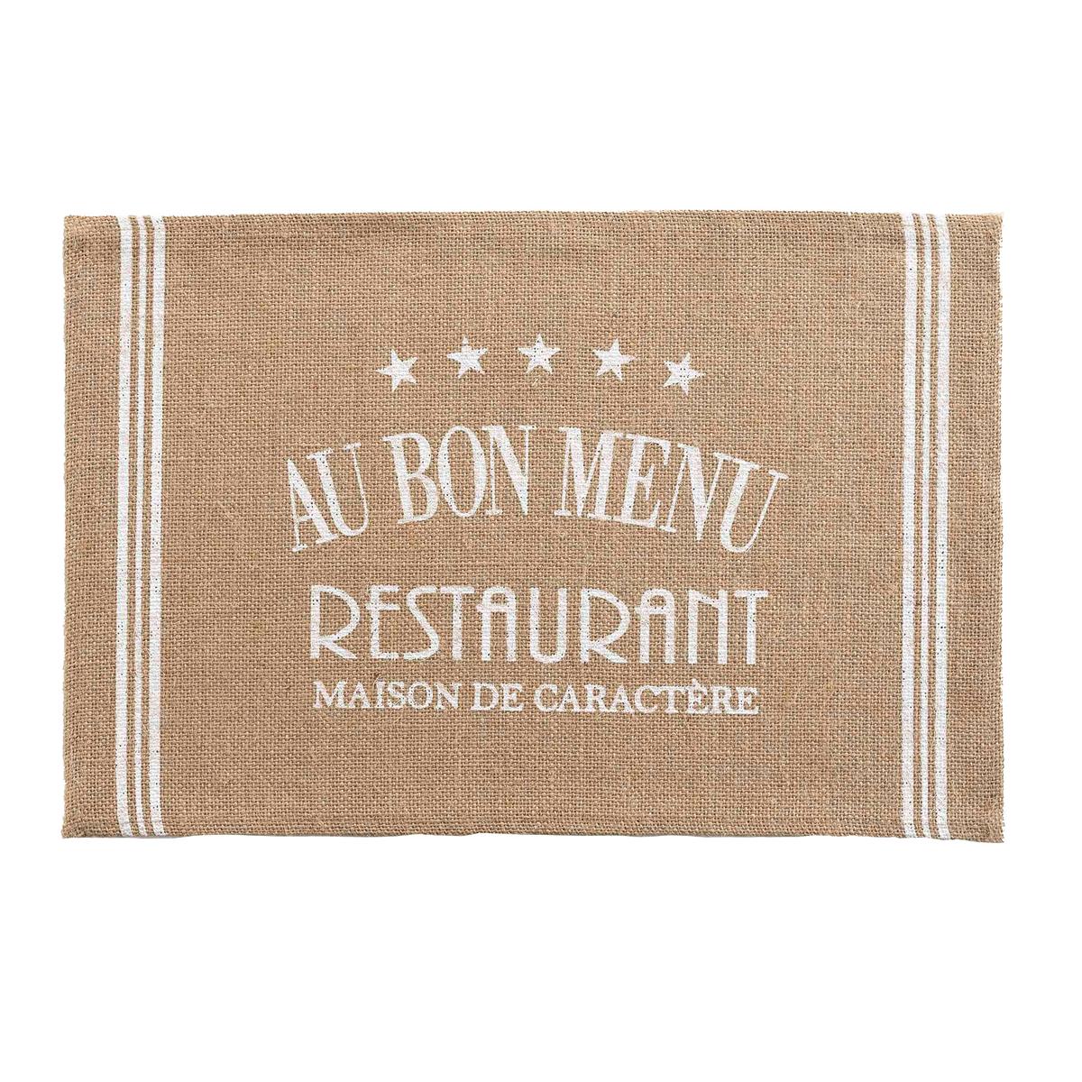 3574387905434 - Douceur D Interieur - Set de table jute
