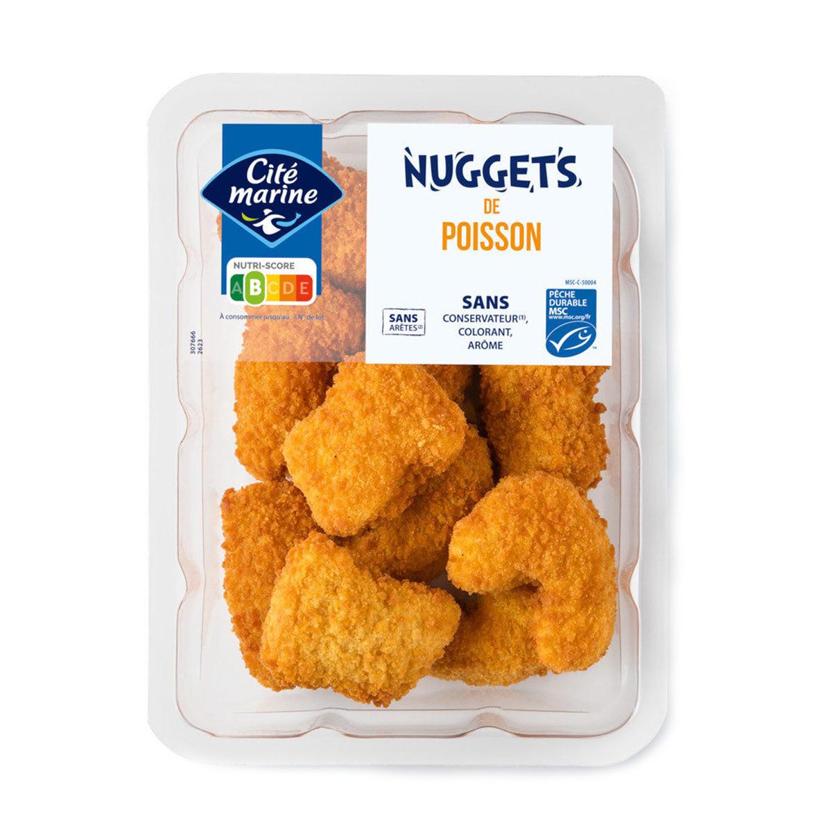 Achat / Vente Cité Marine Nuggets de Poisson pané, Barquette de 200g