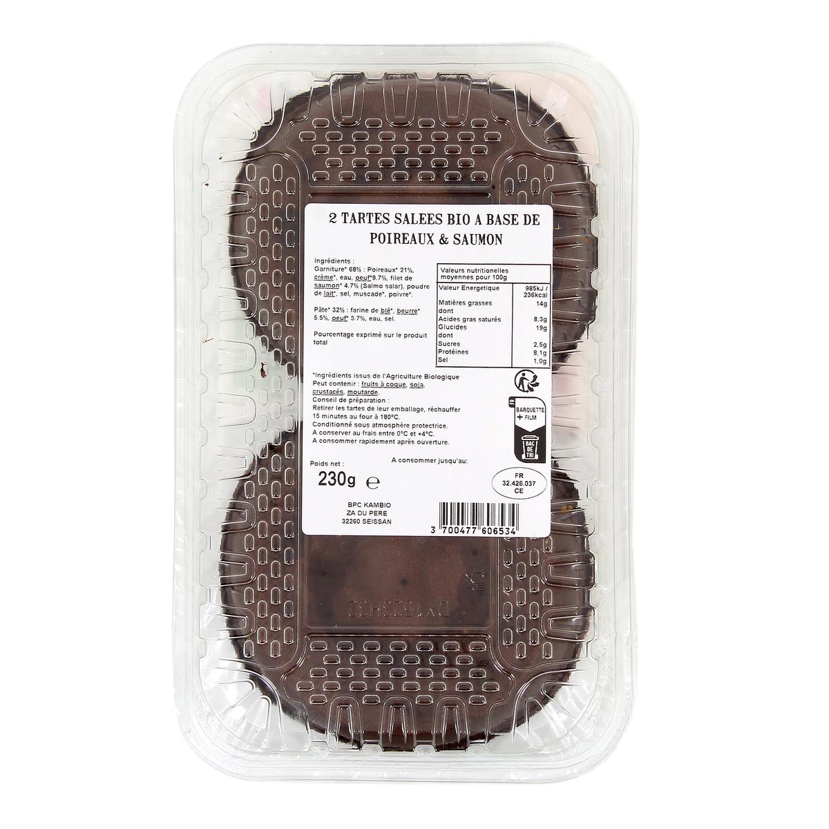 3700477606534 - Carte Nature - Tarte Poireau et Saumon Bio