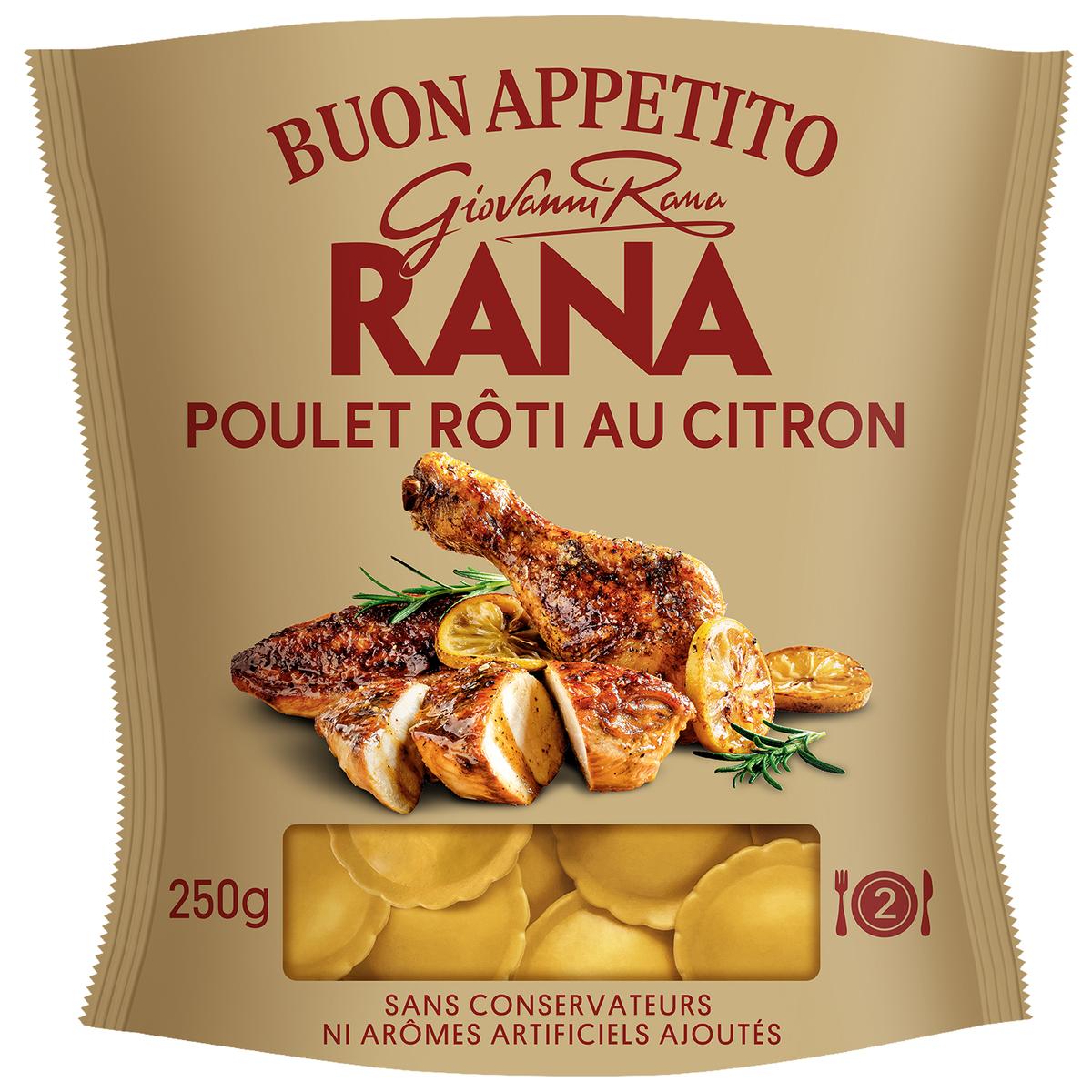 8001665726634 - Giovanni Rana - Ravioli Poulet Rôti au Citron