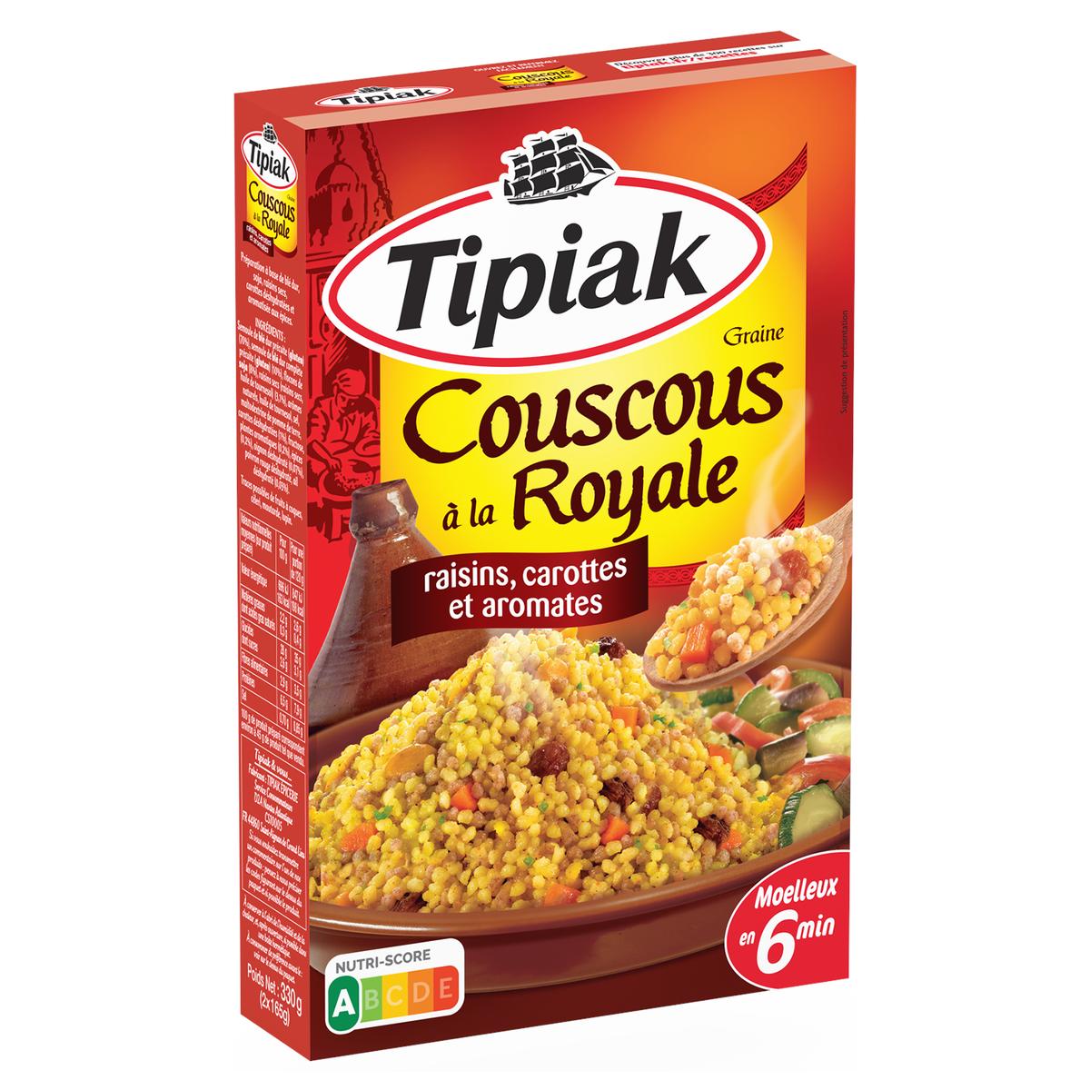 3600900006934 - Tipiak - Graine Couscous à la Royale - Raisins, Carottes et Aromates