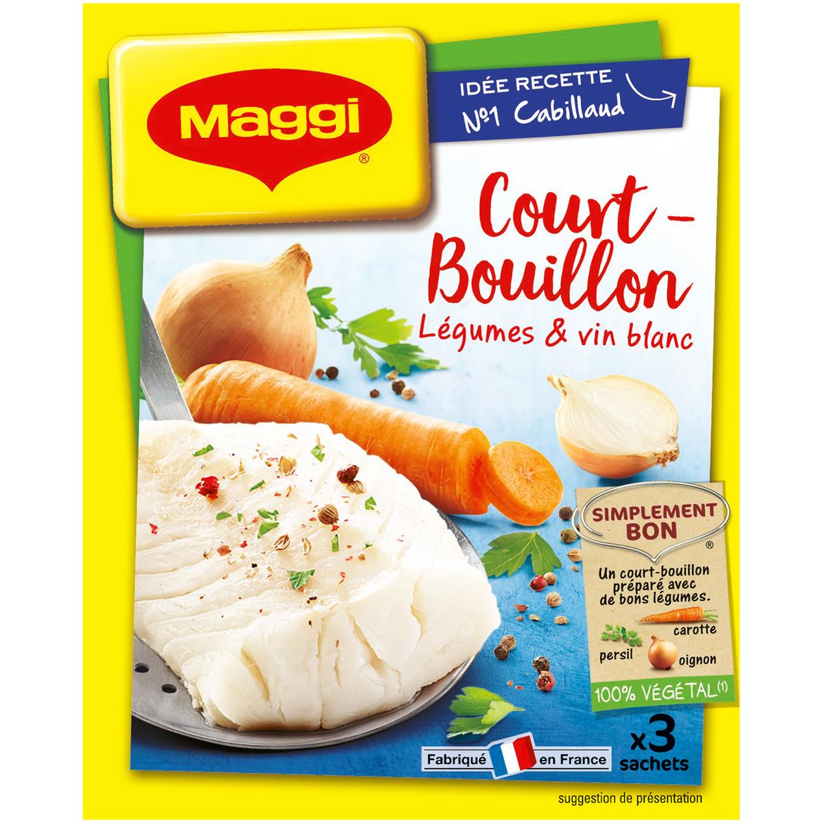 Maggi Court Bouillon étui De 3 Sachets 150g