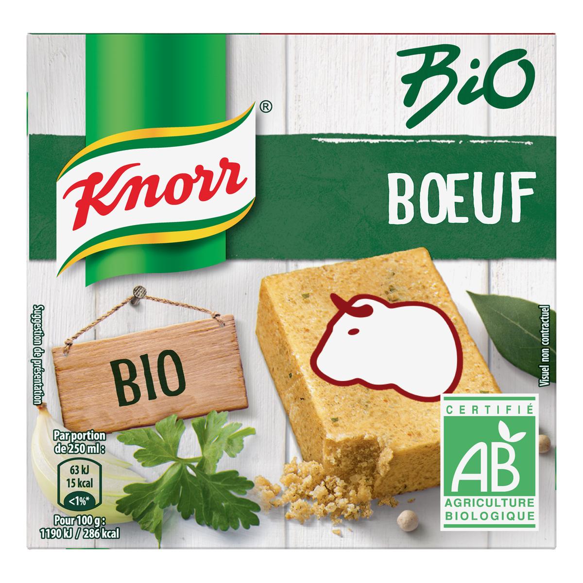 Knorr Bouillon Boeuf Bio 60g Houra Fr