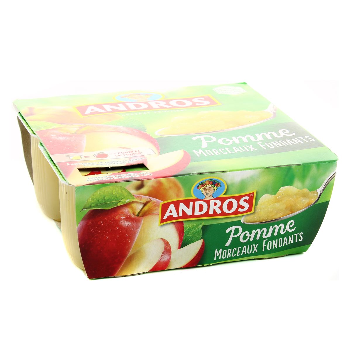 Pack 18 x Compotes énergétiques biologiques pomme fraise 100g