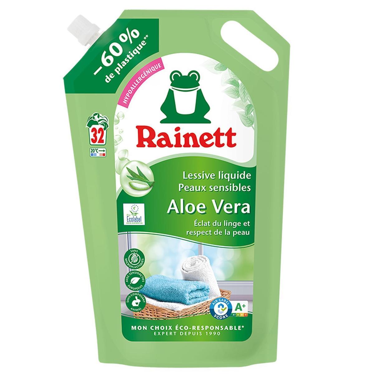 Acheter Rainett Lessive liquide Peaux sensibles Aloe Vera Eco-Recharge