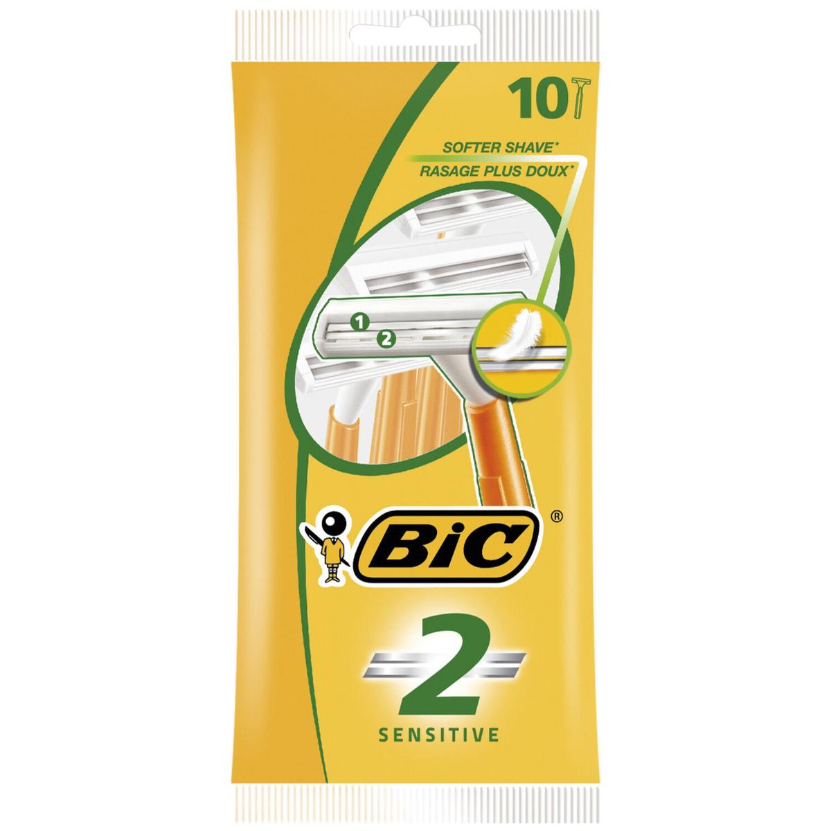 3086126674735 - Bic - Rasoirs jetables bilames sensitive 2