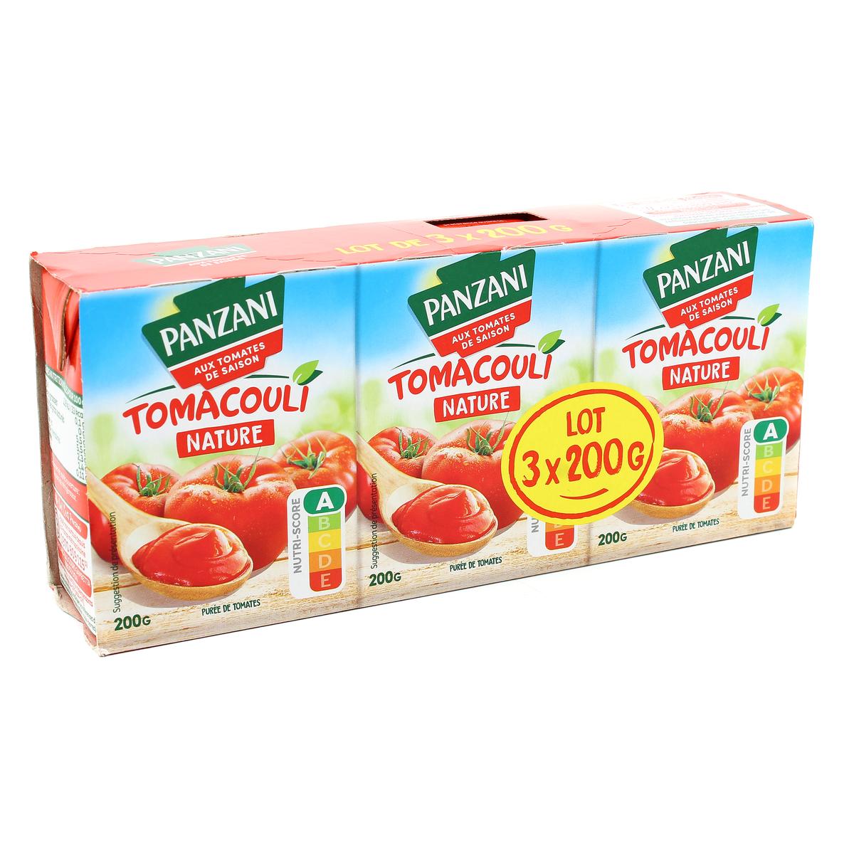 3038352875035 - Panzani - Purée de Tomates Nature Tomacouli