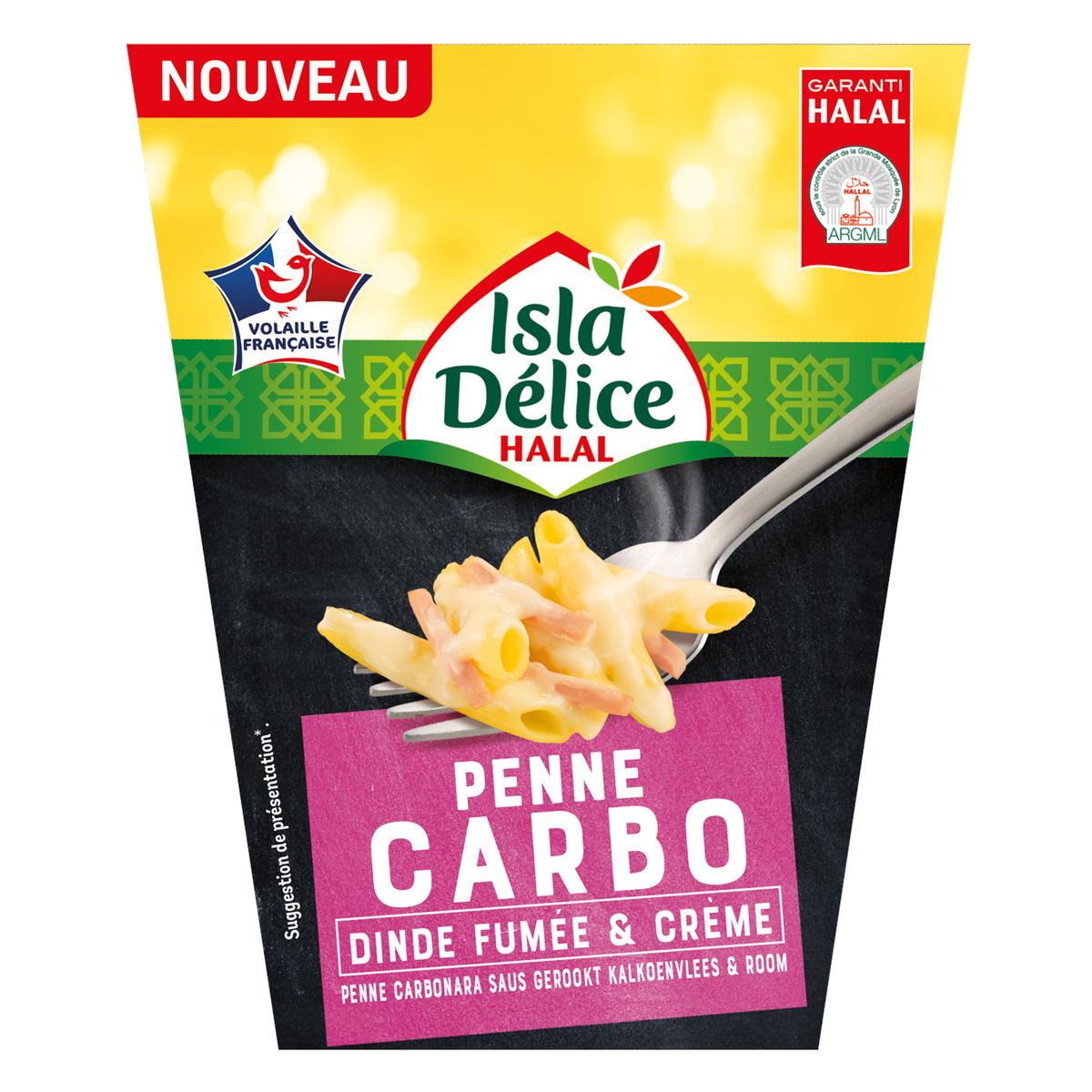 3512690005335 - Isla Délice - Box Penne Carbo, Dinde Fumée et Crème - HALAL