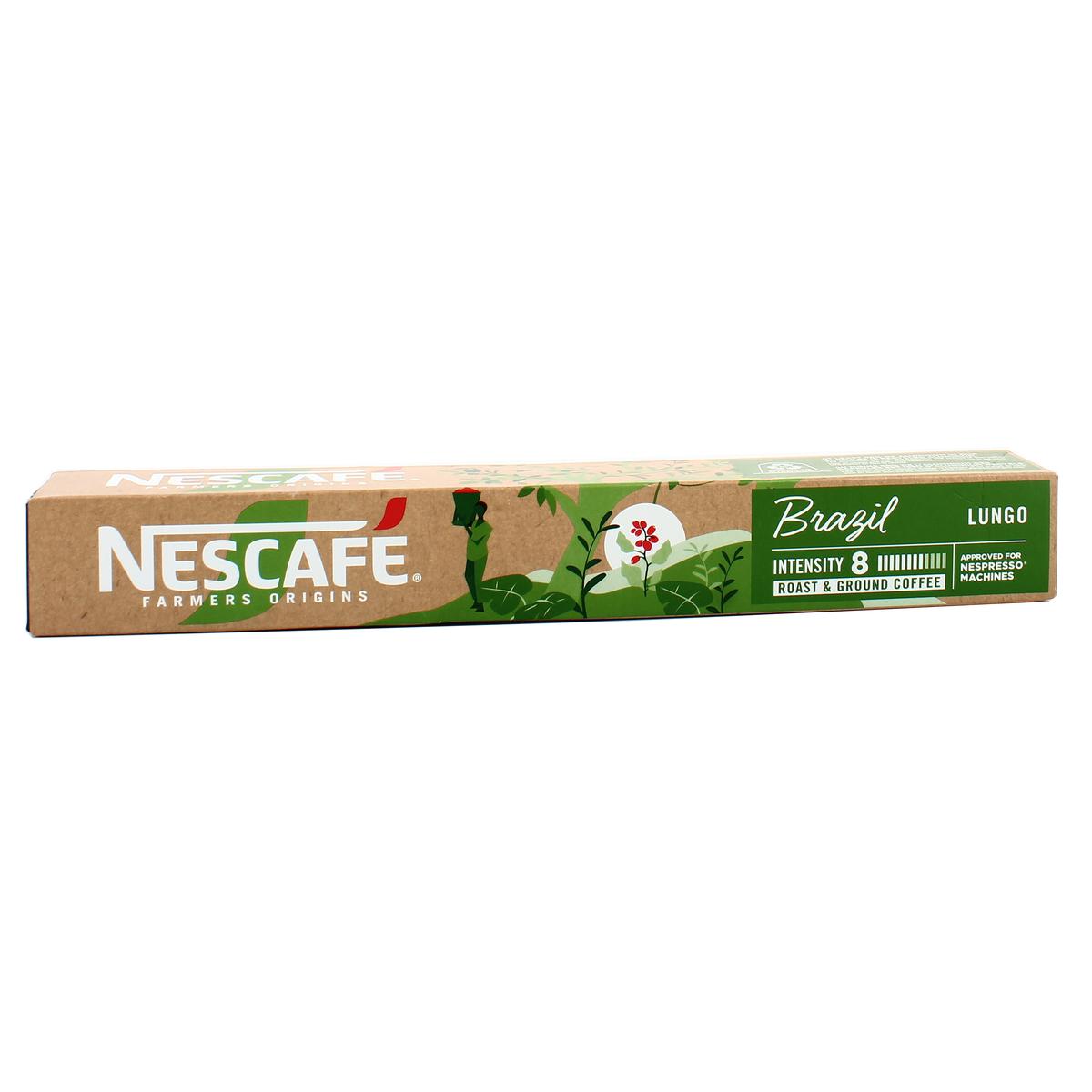 Livraison à domicile Nescafé Farmers Origins Brazil x10, 44g