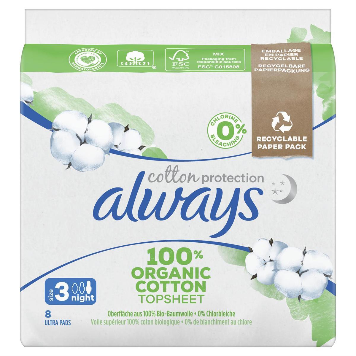 8006540678435 - Always - Serviettes Hygiéniques avec Ailettes