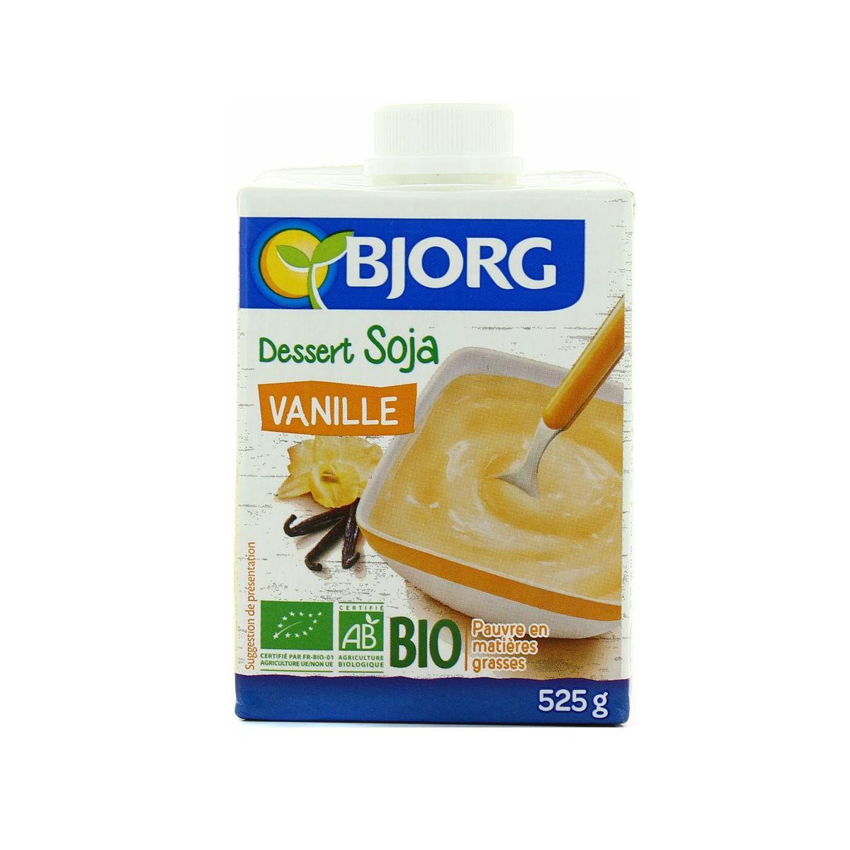 Livraison à domicile Bjorg Soja crème dessert à la vanille bio, 525g
