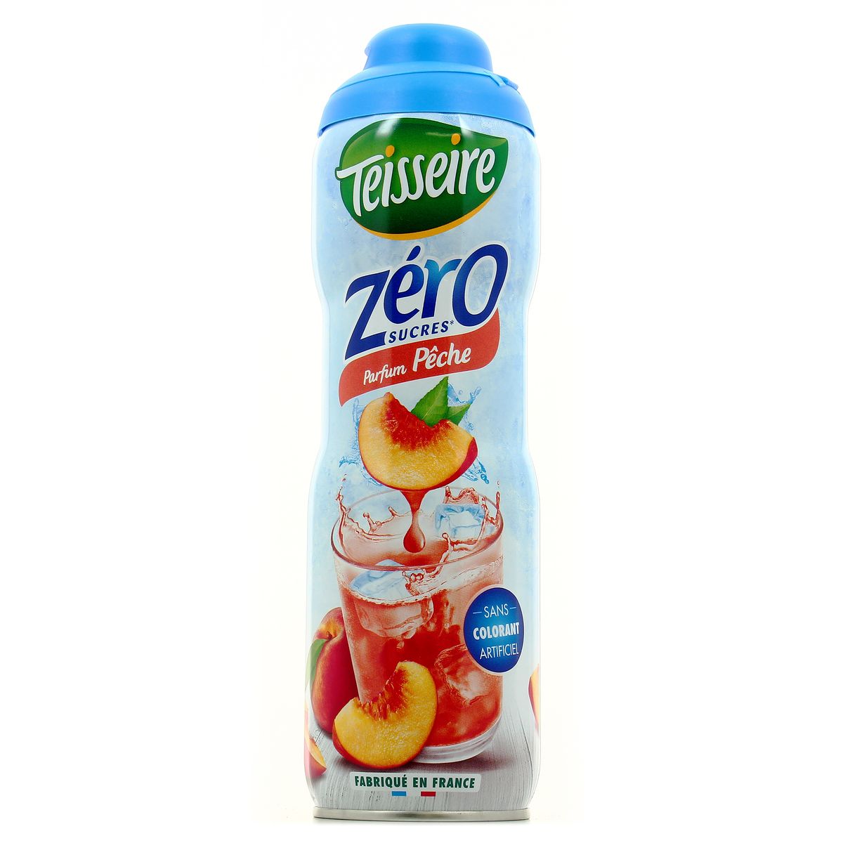 Teisseire Zero Sucre Sirop de pêche, 60cl : houra.fr