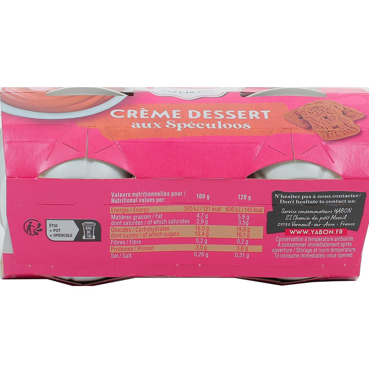 3760304182136 - Yabon - Crème dessert spéculoos