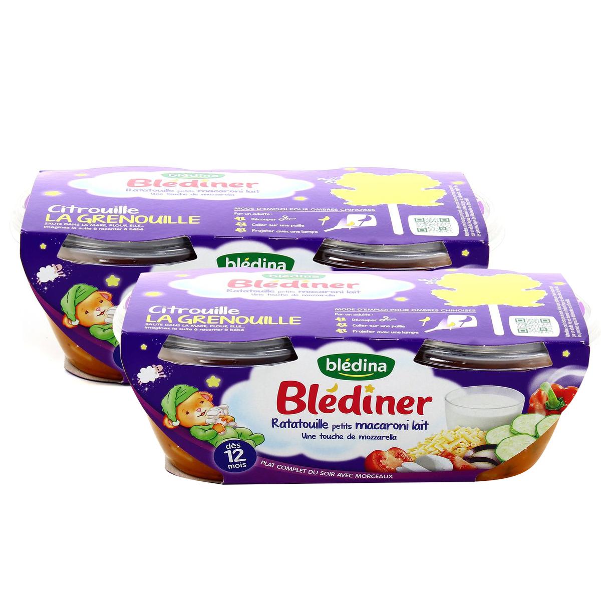 Blédiner bols ratatouille et petits macaronis - dès 12 mois