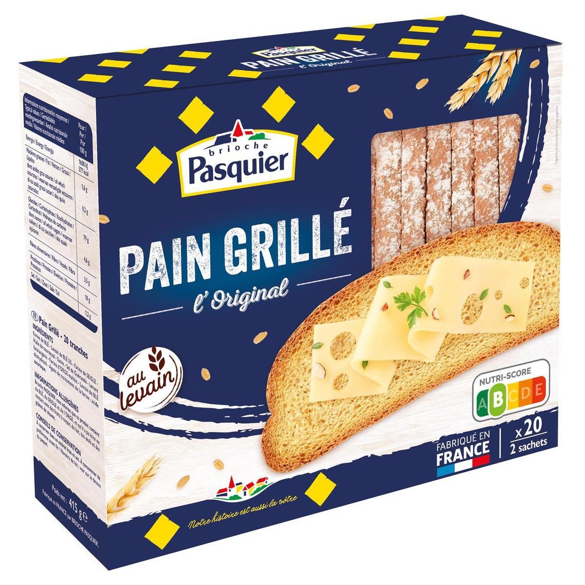 3182180002436 - Pasquier - Pain grillé original