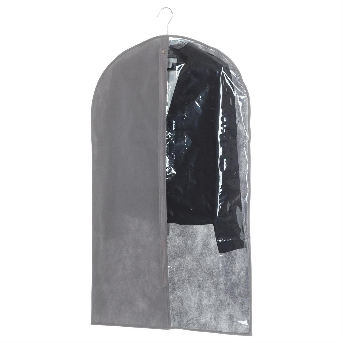 3560238932636 - 5 five - Housse pour vêtement court dressing Gris Clair 