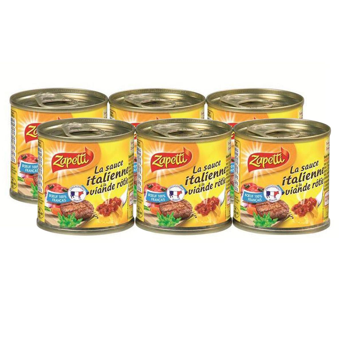 2050000405136 - Zapetti - Sauce bolognaise à la viande rotie