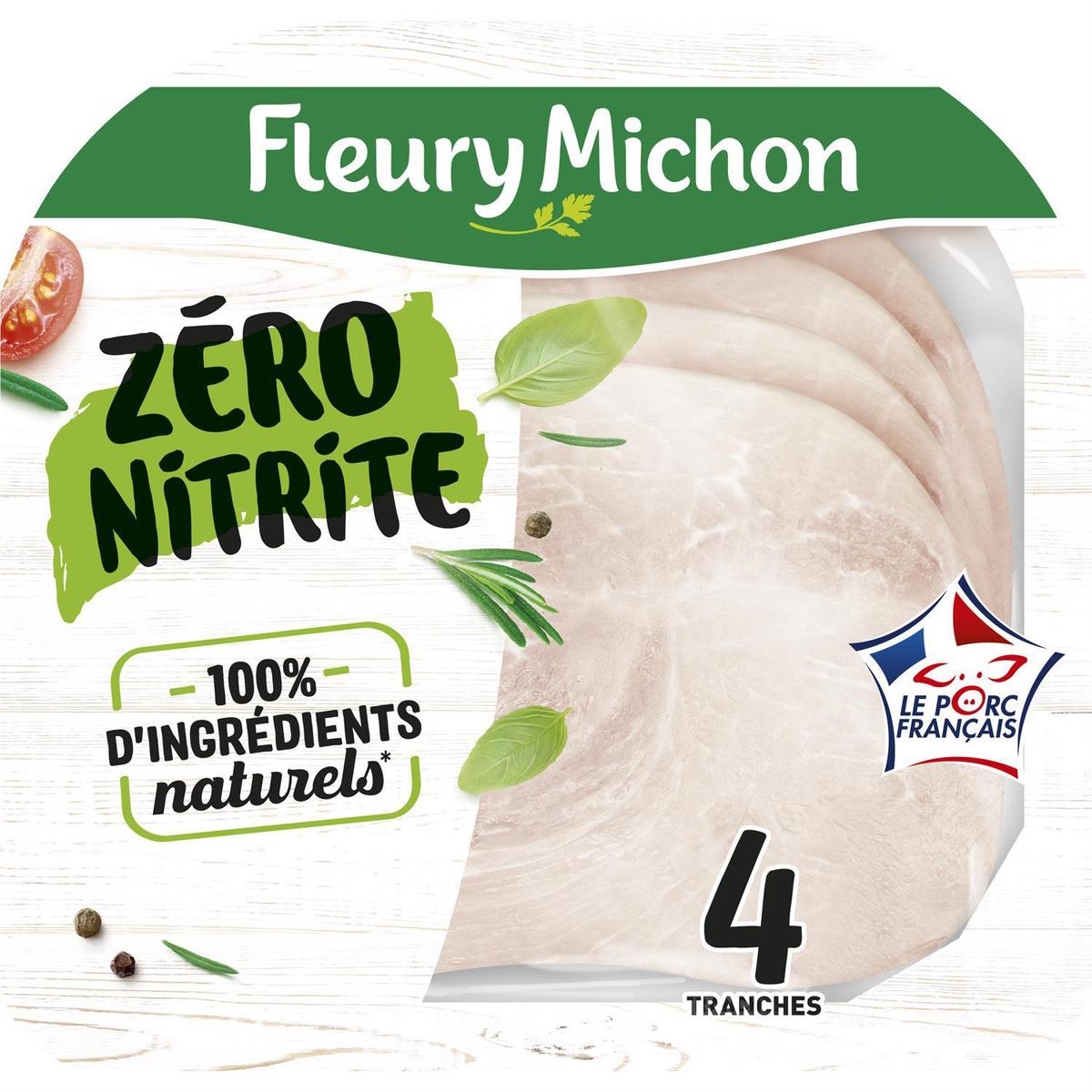 3302740025136 - Fleury Michon - Jambon Zéro Nitrites