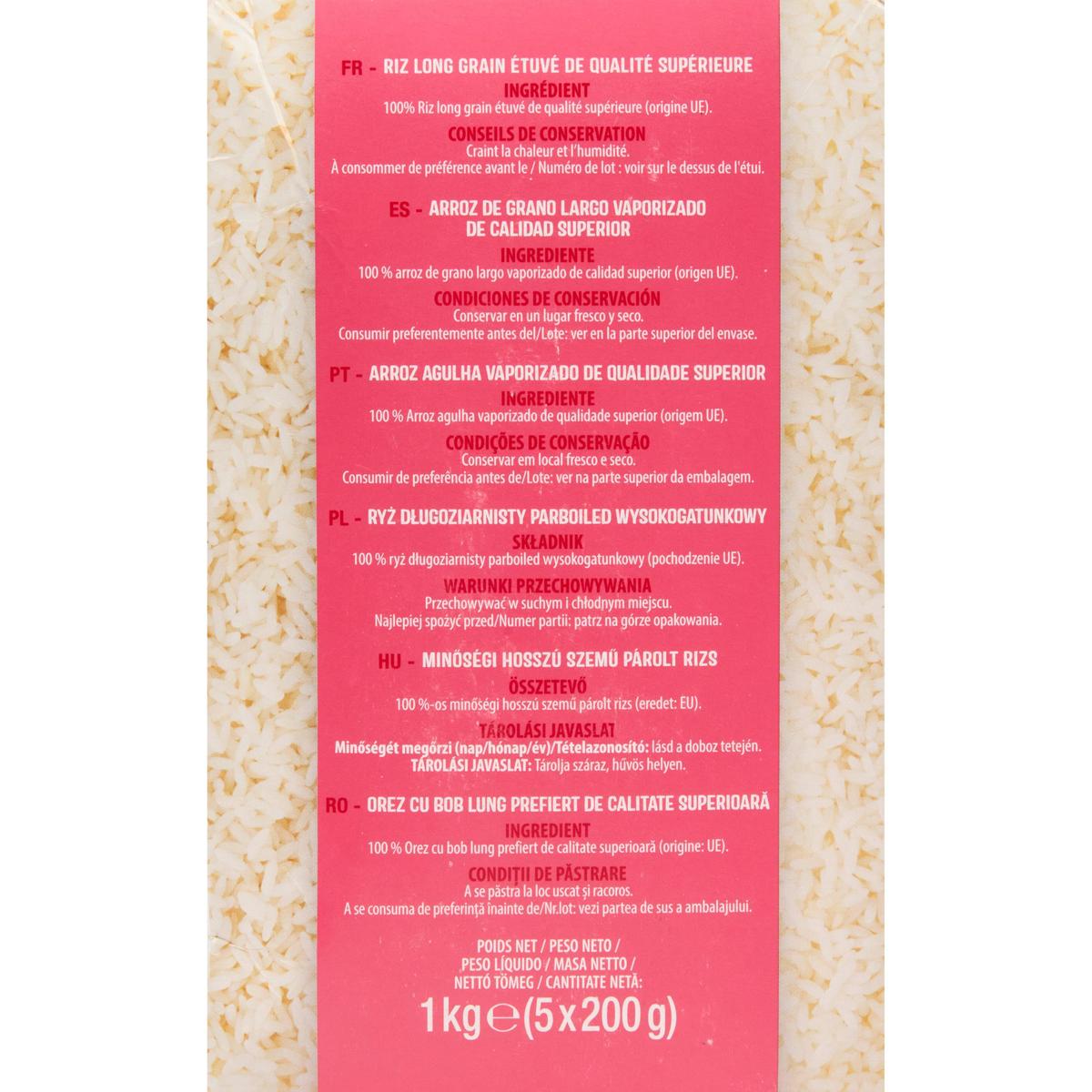 3596710425136 - Auchan - Riz long grain incollable sachets cuisson prêt en 10 min
