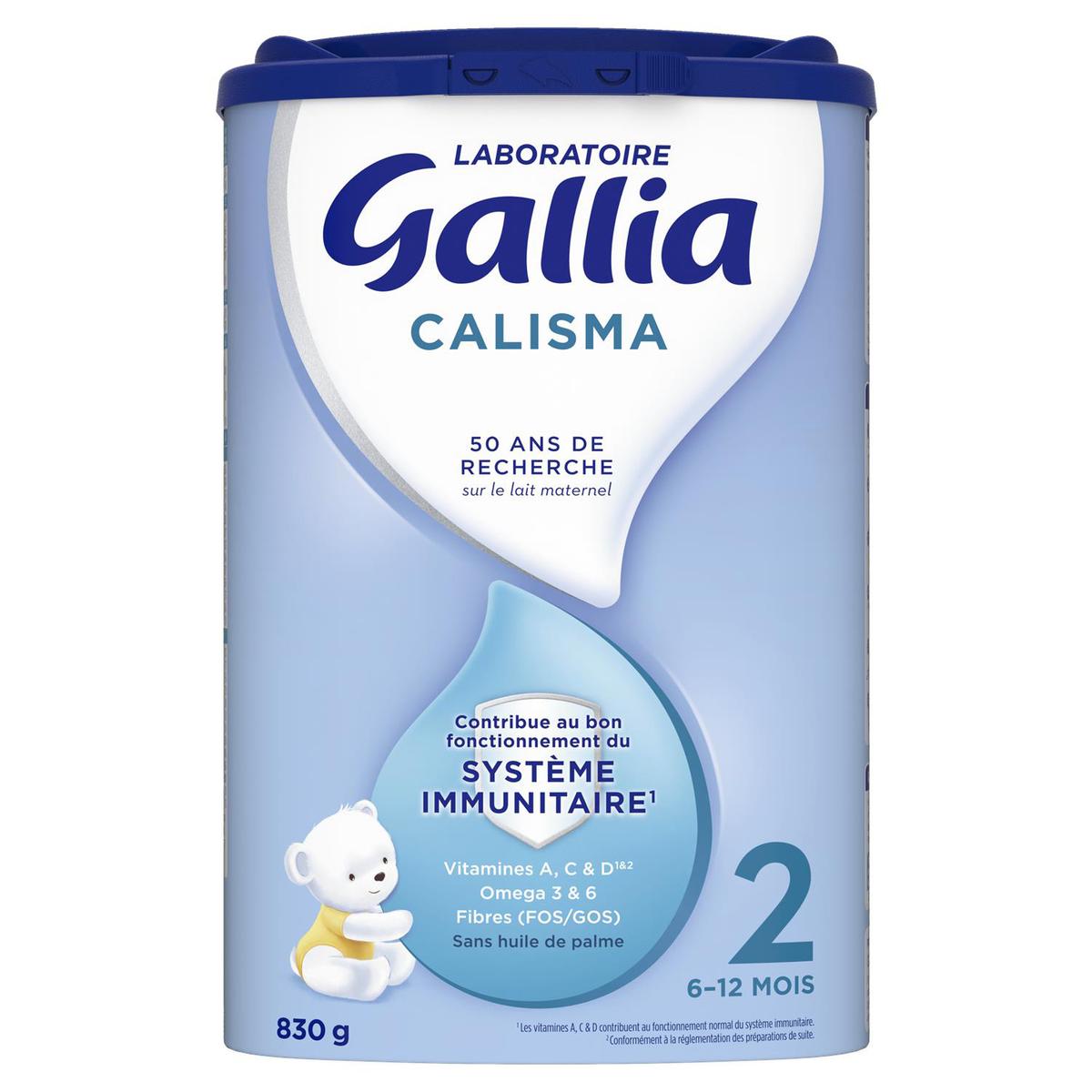 Acheter Gallia Lait bébé en poudre Calisma 2ème âge, 6-12 mois, 830g