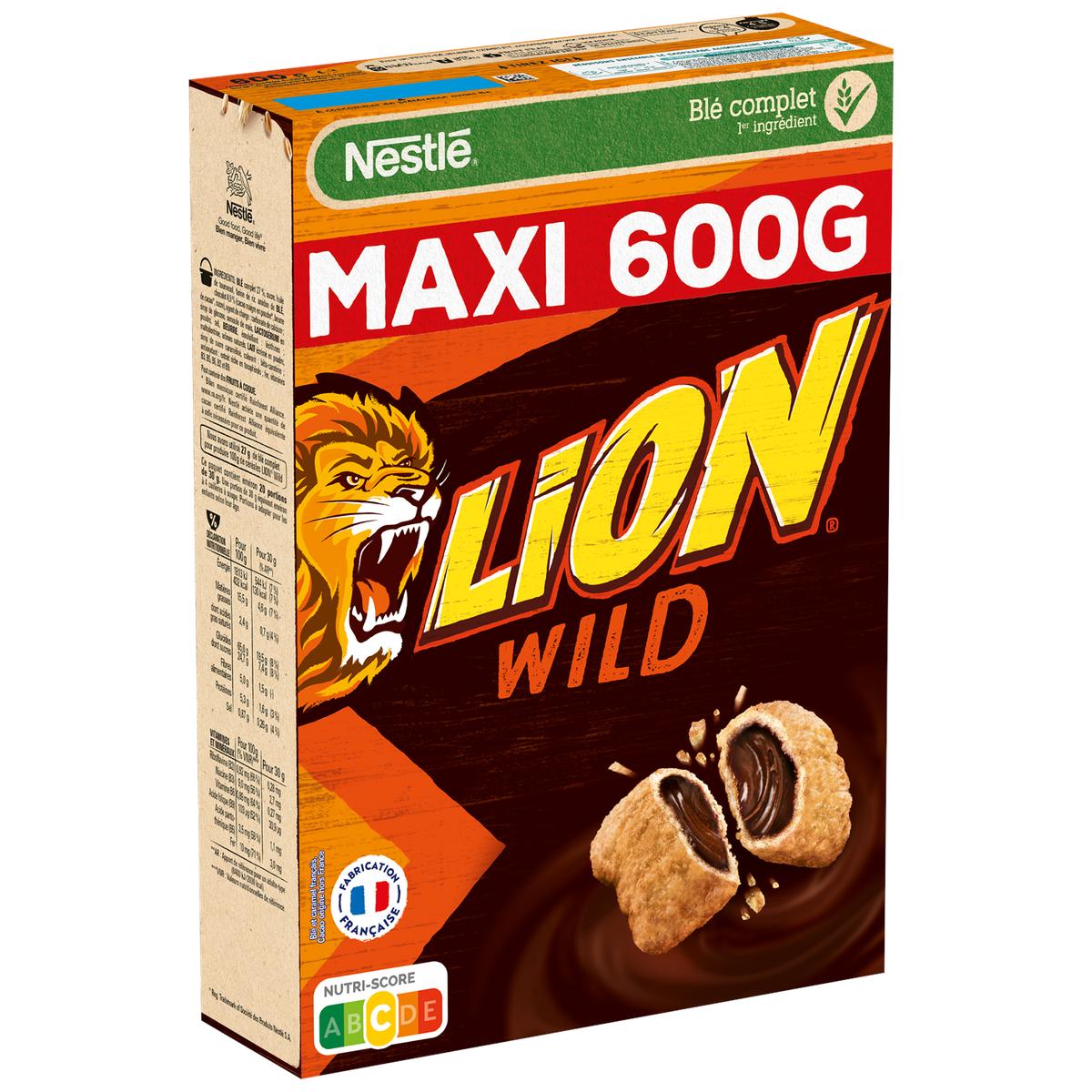 7613036076036 - Lion - Céréales Caramel Chocolat WILD